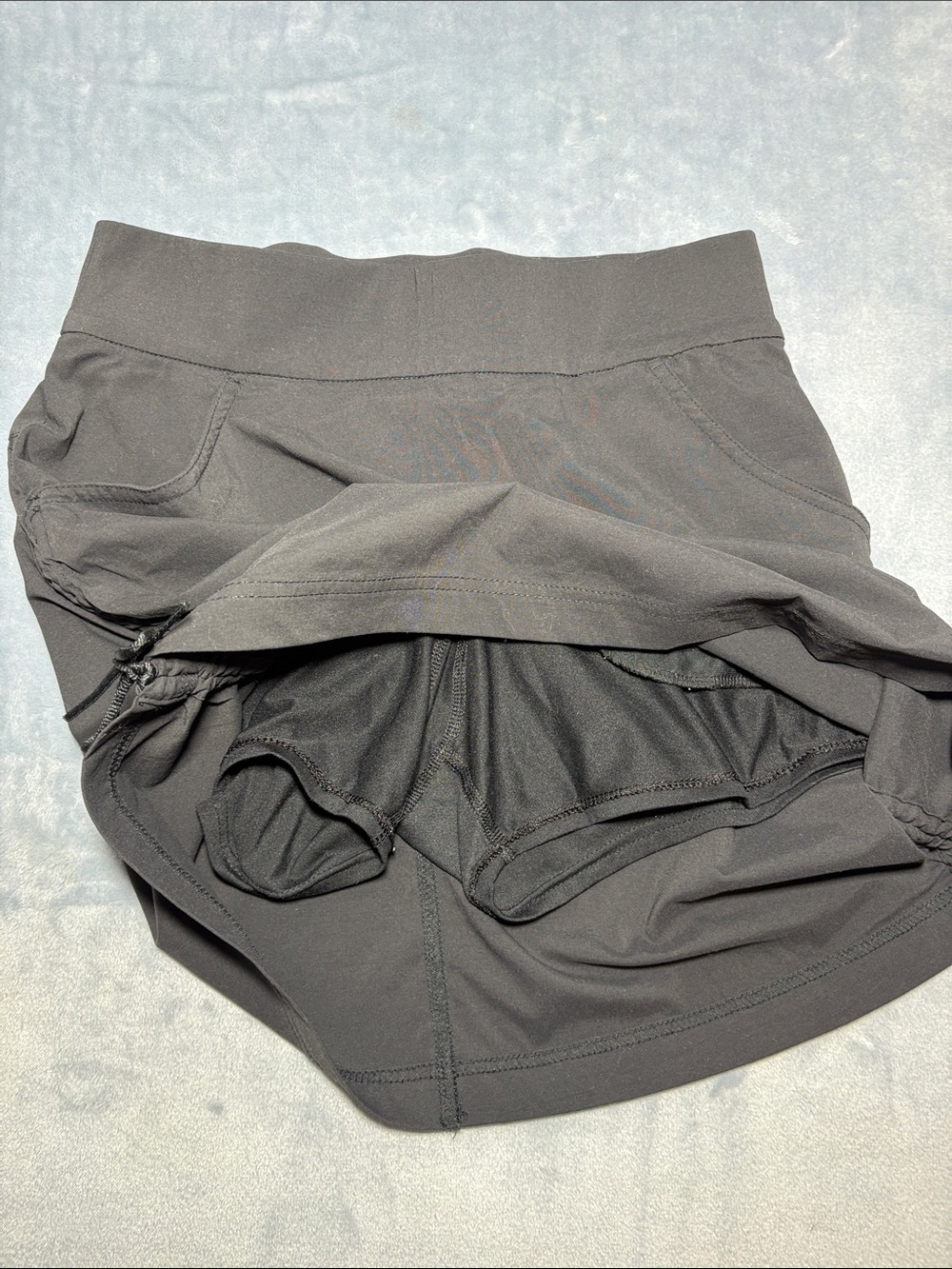 Columbia Black Athletic Skort with Side Drawstrings - Picture 6 of 9